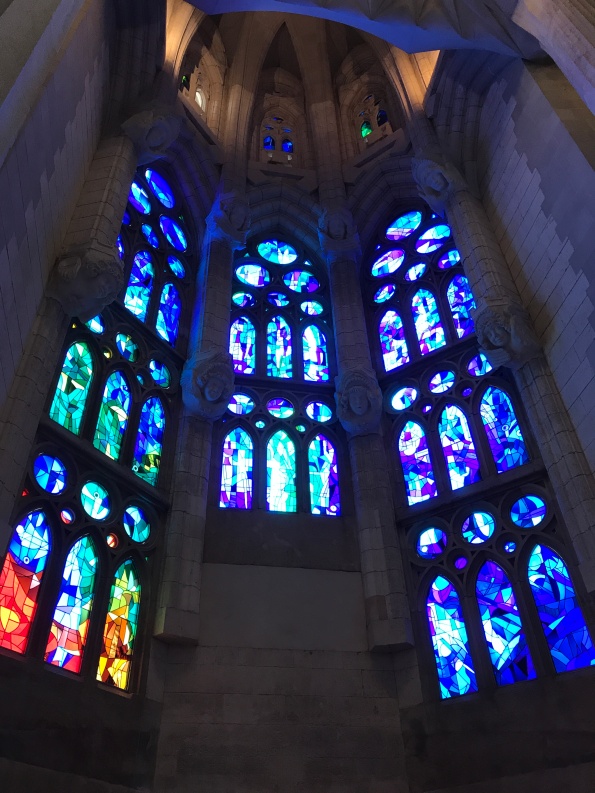 Stained glass, Sagrada Familia Barcelona